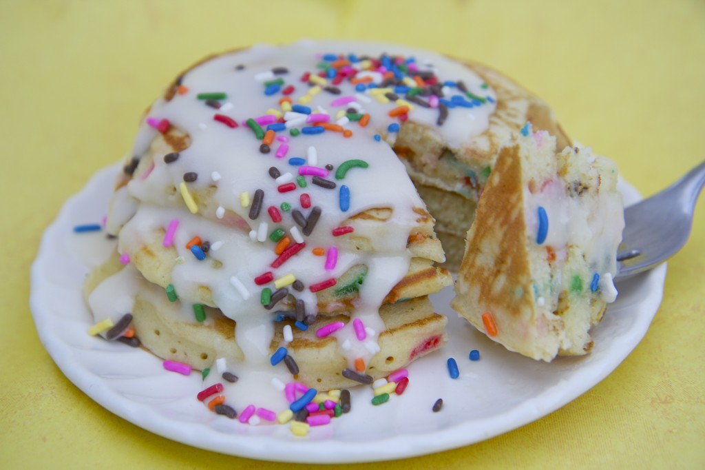 Birthday Cake Batter Pancakes Birthday Cake Batter Pancakes