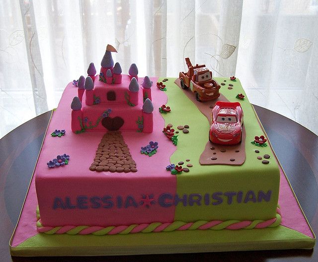 Boy Girl Twins Birthday Cakes Boy Girl Twins Birthday Cakes