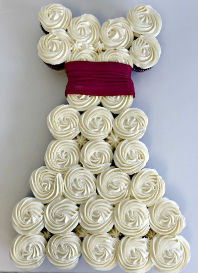 7 Photos of Bridal Shower Pull Apart Cupcakes 7 Photos of Bridal Shower Pull Apart Cupcakes