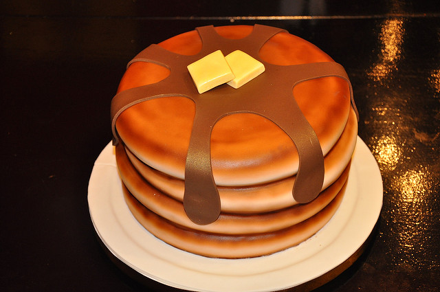 Cake That Looks Like Stack of Pancakes Cake That Looks Like Stack of Pancakes