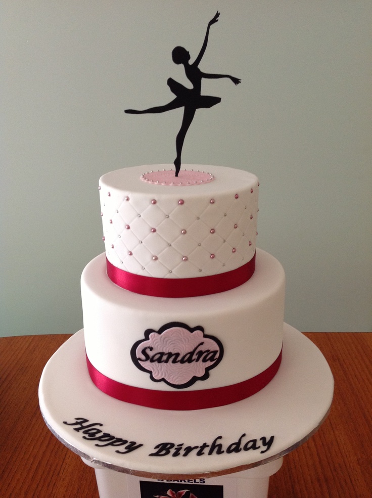 Dance Inspired Birthday Cake