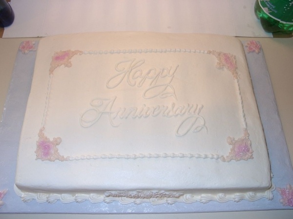 Elegant Anniversary Sheet Cakes Elegant Anniversary Sheet Cakes
