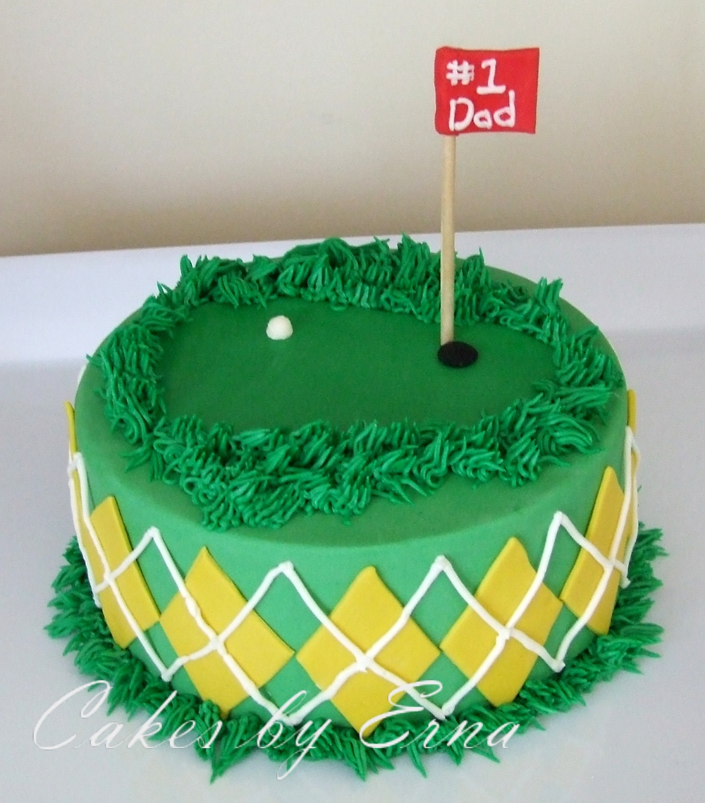 Father's Day Golf Cake