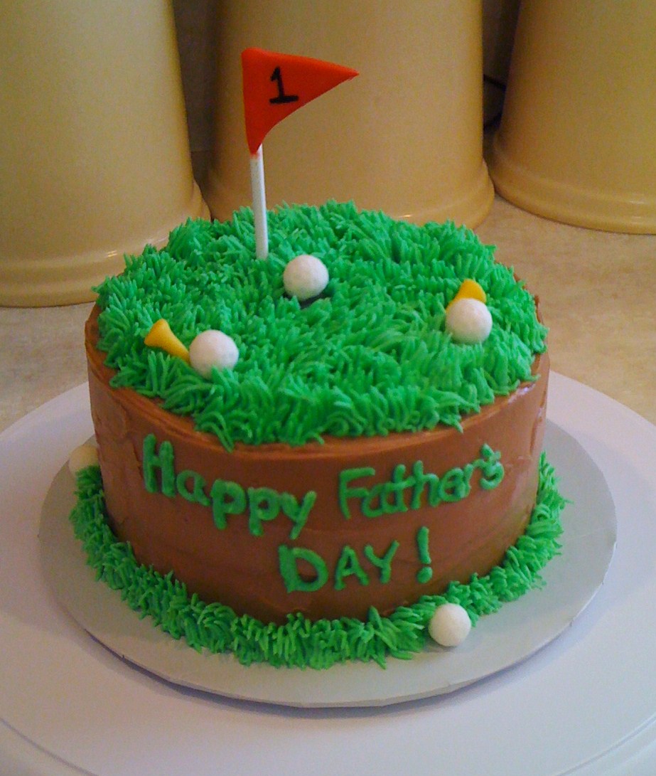 Father's Day Golf Cake