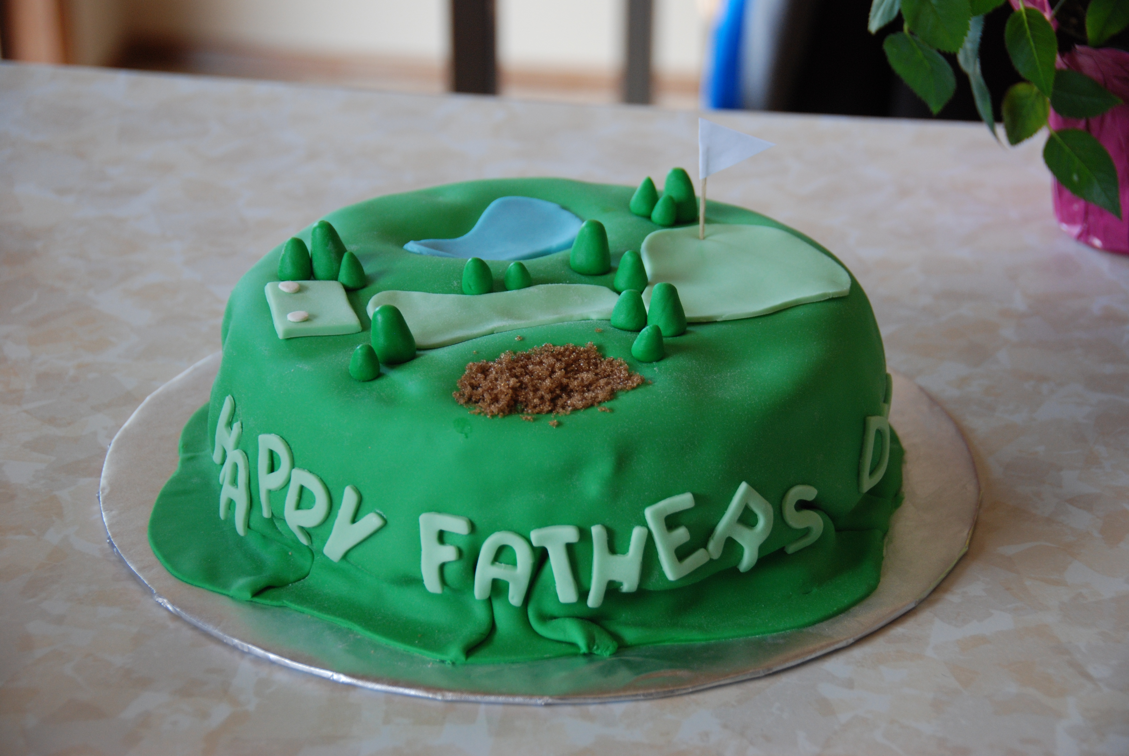 Father's Day Golf Cake