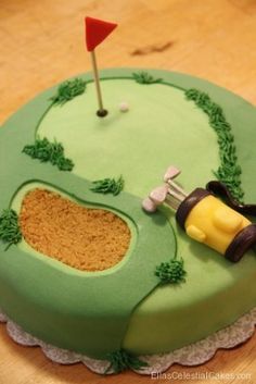 Golf Retirement Cake Golf Retirement Cake
