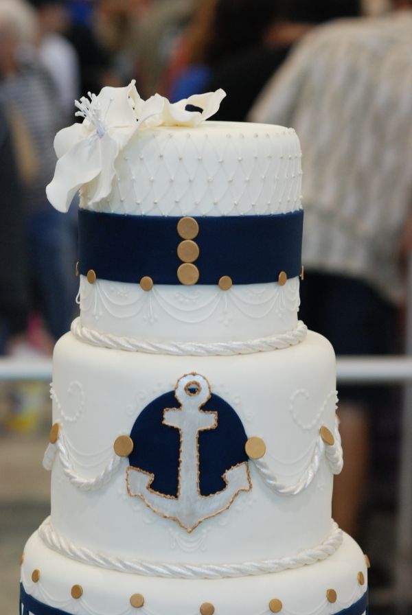 Nautical Wedding Cake Nautical Wedding Cake