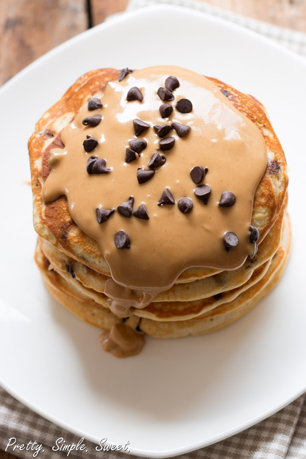 Peanut Butter Chocolate Chip Pancakes Peanut Butter Chocolate Chip Pancakes