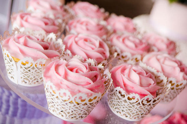 Pink Wedding Cupcakes Pink Wedding Cupcakes