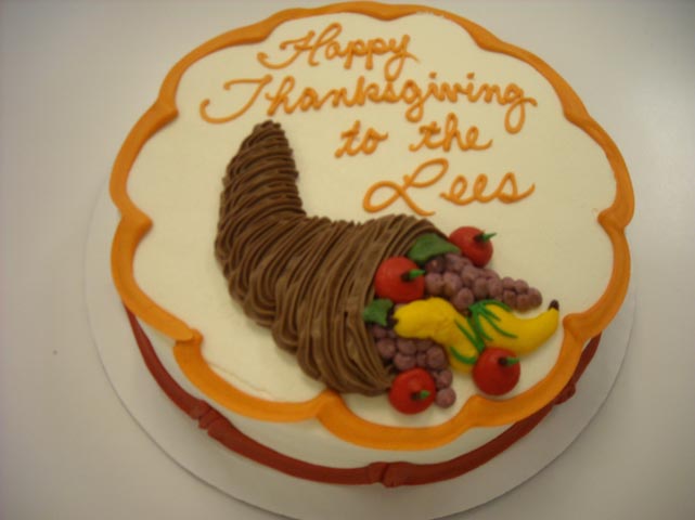 Thanksgiving Cornucopia Cake Thanksgiving Cornucopia Cake