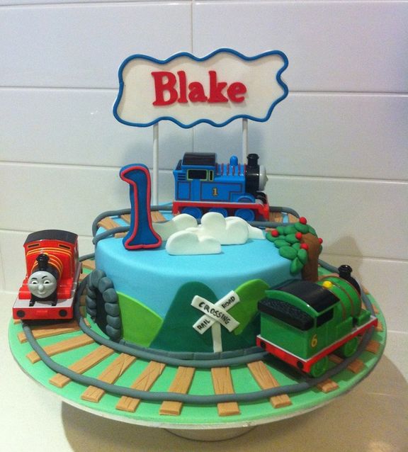 12 Thomas The Train First Birthday Cakes Designs Photo Thomas