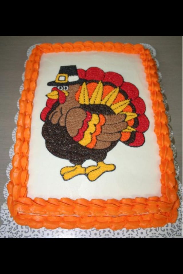 Turkey Birthday Cake Turkey Birthday Cake