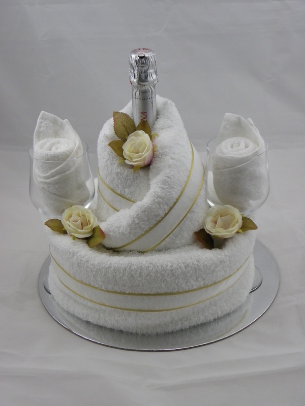 Wedding Towel Cake Wedding Towel Cake