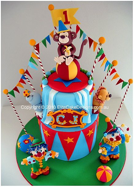 Carnival Birthday Cake