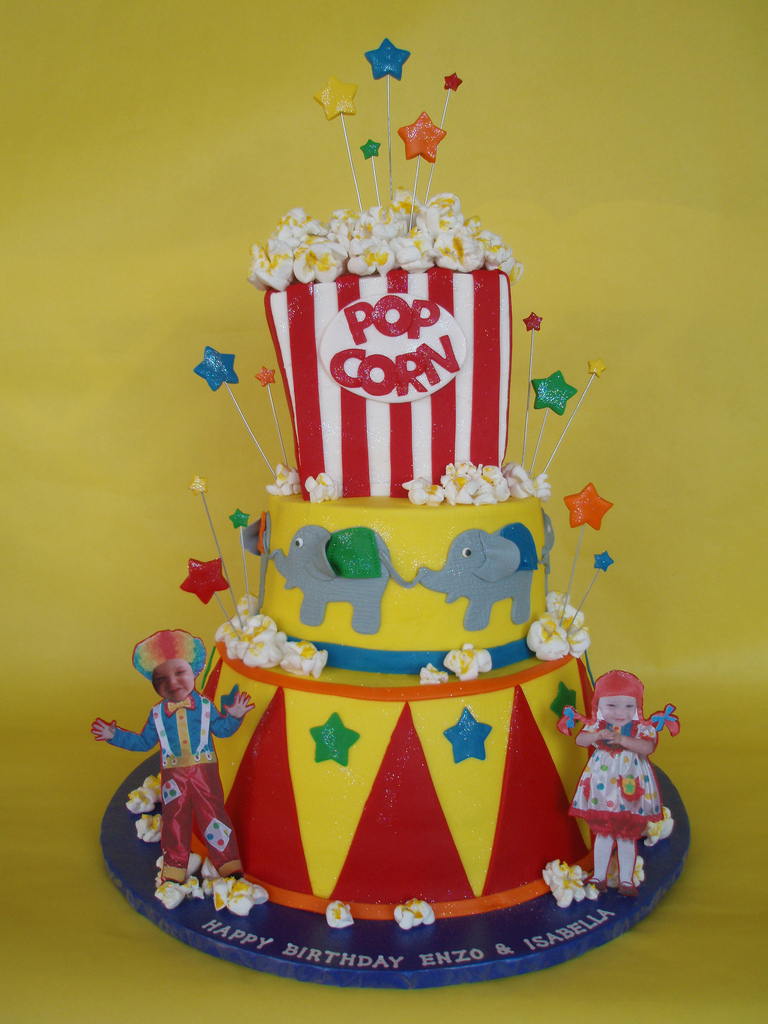 Carnival Theme Birthday Cake