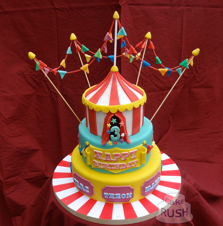 Carnival Themed Birthday Cakes for Party