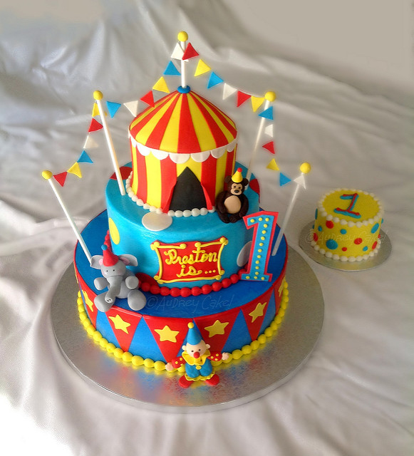 Circus Birthday Cake Idea