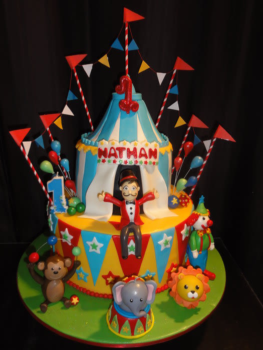 Circus Birthday Cake