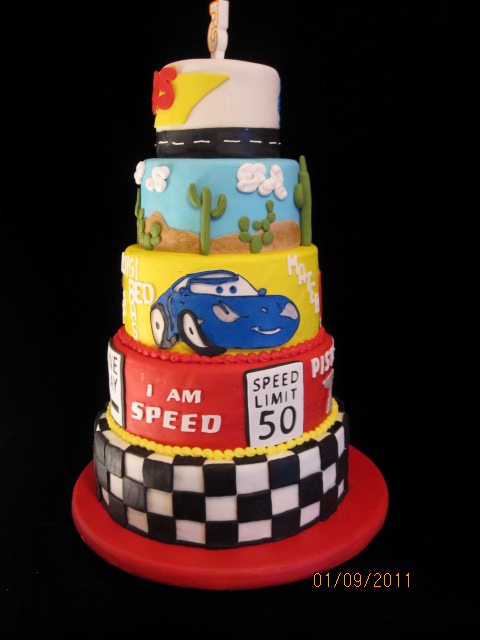 Disney Cars Birthday Cake