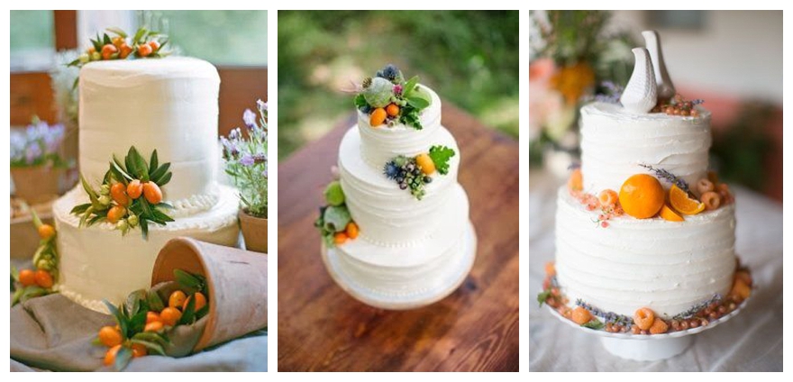 Fruit Decorated Wedding Cake Fruit Decorated Wedding Cake