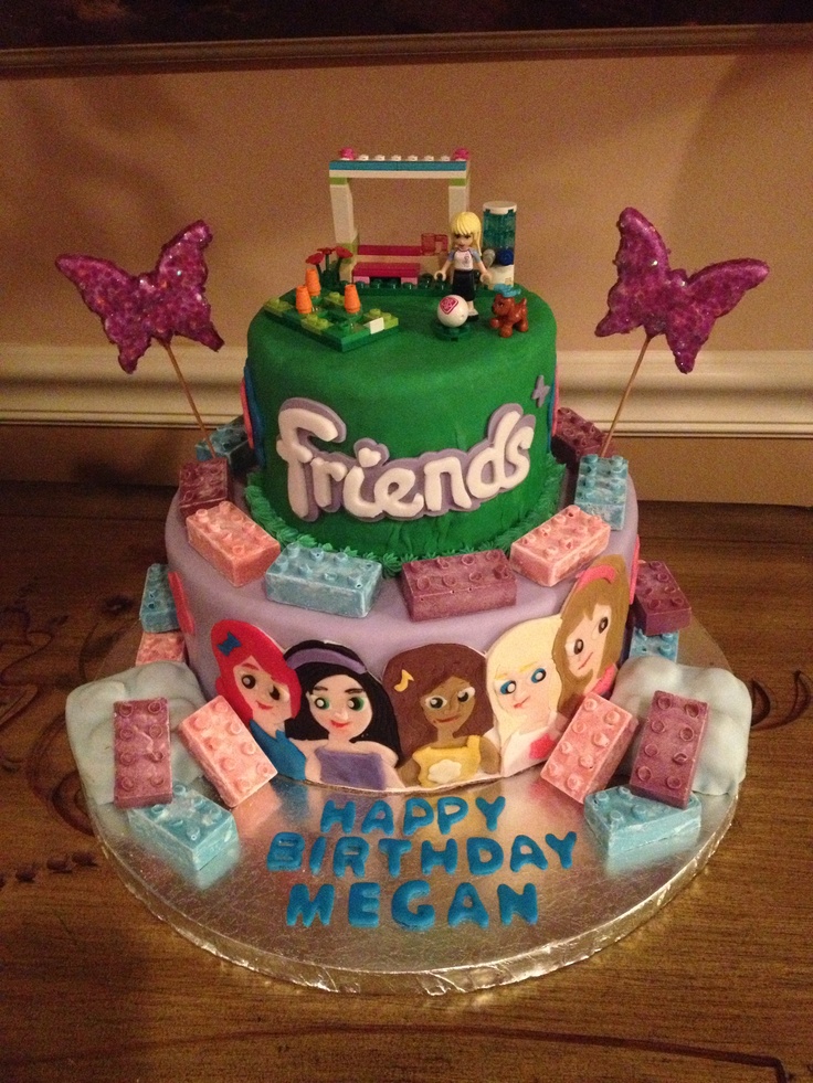 8 Good Friends For Birthday Cakes Photo Lego Friends Birthday Cake