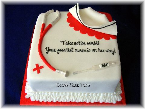 Nurse Graduation Cake Nurse Graduation Cake