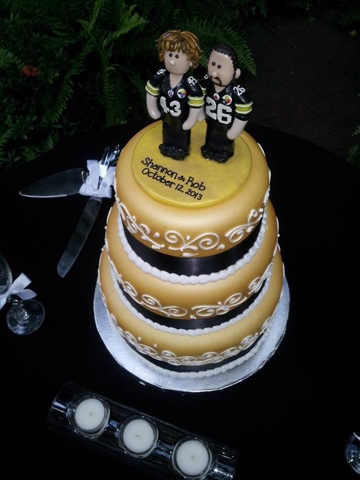 Pittsburgh Steelers Wedding Cake Pittsburgh Steelers Wedding Cake