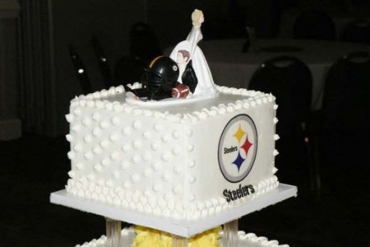 Pittsburgh Steelers Wedding Cake Pittsburgh Steelers Wedding Cake