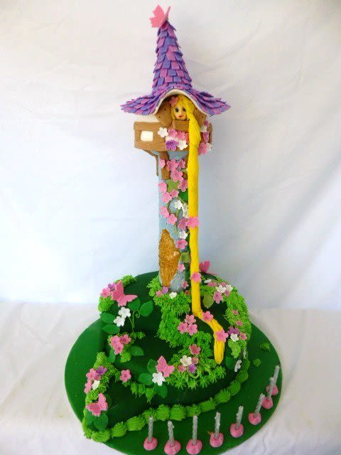 Rapunzel Tower Cake Rapunzel Tower Cake