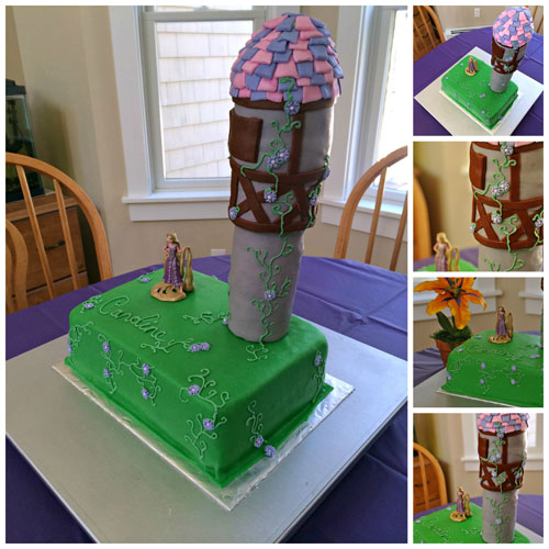 Rapunzel Tower Cake Rapunzel Tower Cake