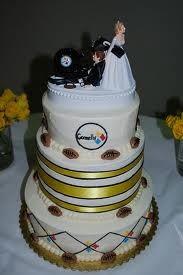 Steelers Wedding Cake Steelers Wedding Cake