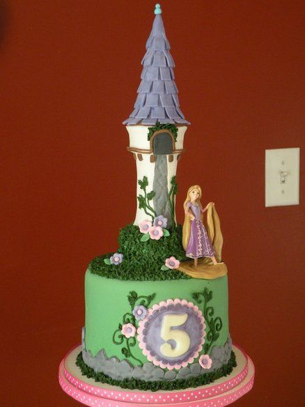 Tangled Birthday Cupcake Cake Tangled Birthday Cupcake Cake