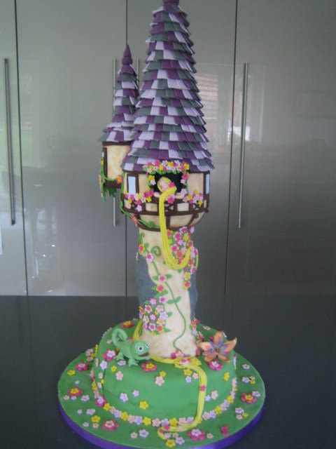 11 Photos of Sheet Cakes With Tangled Tower 11 Photos of Sheet Cakes With Tangled Tower