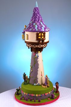Tangled Rapunzel Tower Cake Tangled Rapunzel Tower Cake