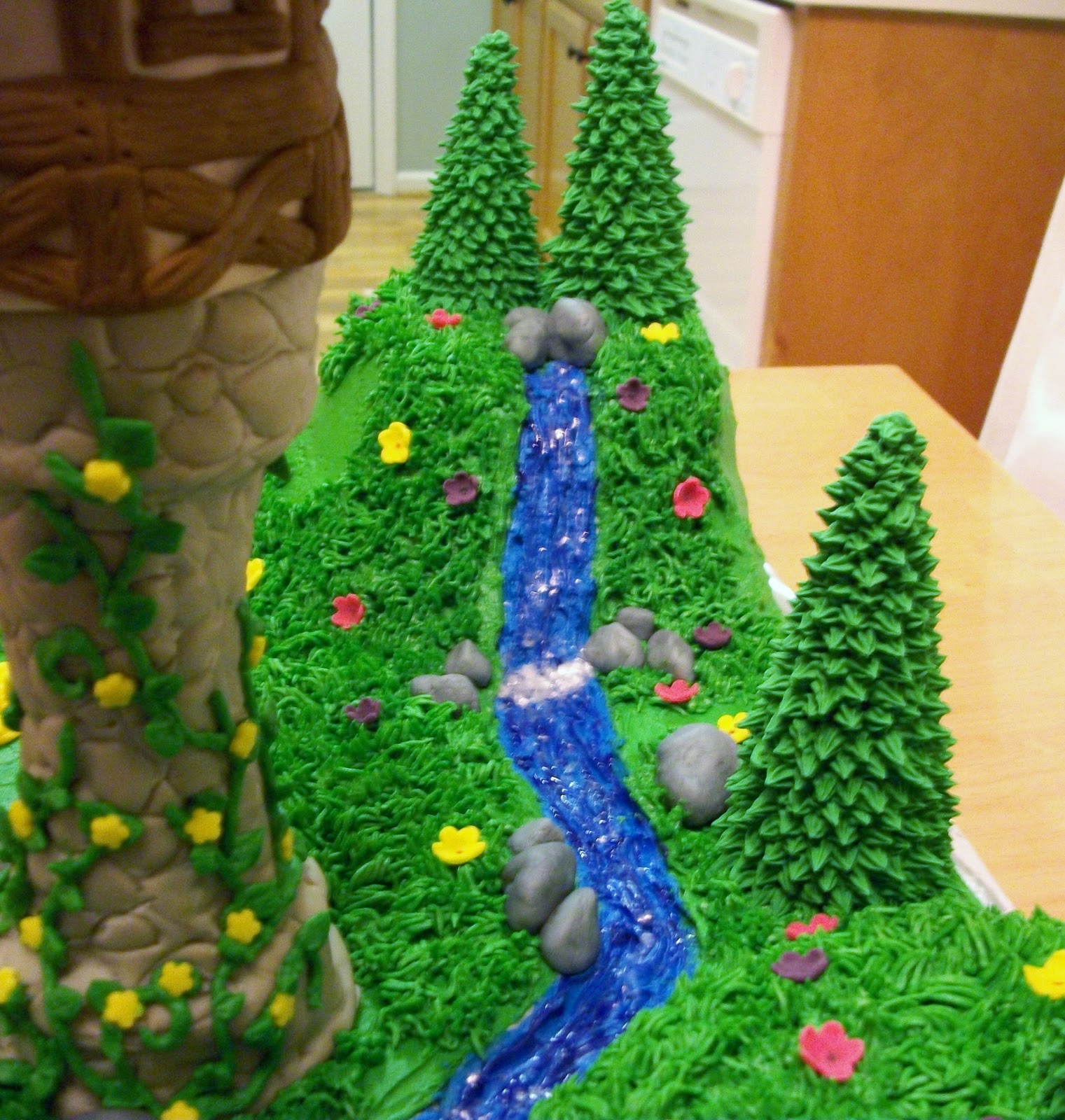 Tangled Tower Birthday Cake Tangled Tower Birthday Cake