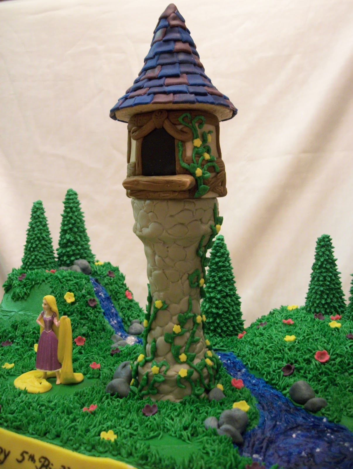 Tangled Tower Birthday Cake Tangled Tower Birthday Cake