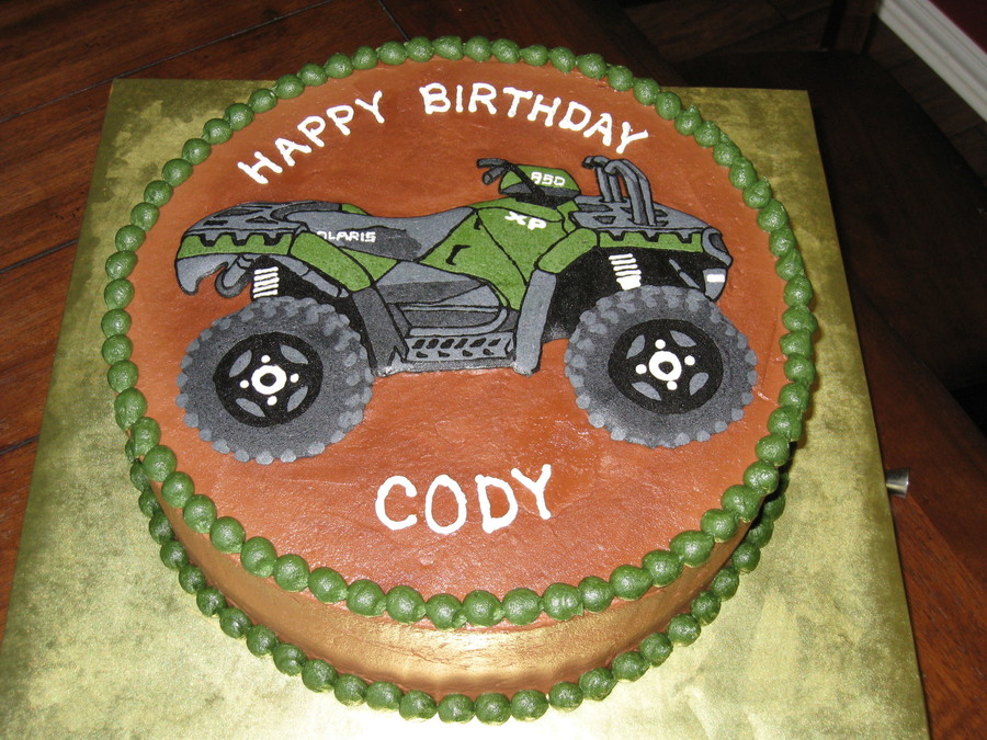 4 Wheeler Birthday Cake.