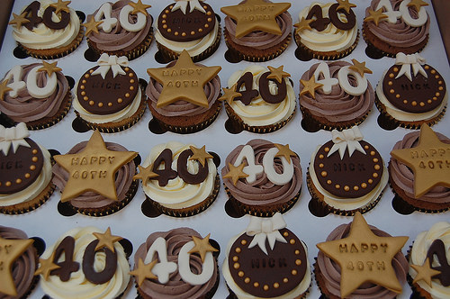40th Birthday Cupcakes for Men 40th Birthday Cupcakes for Men