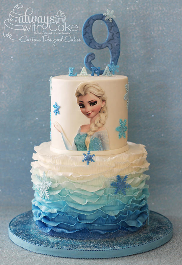 Birthday Cake Frozen Elsa