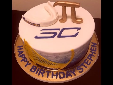 steph curry birthday cake shoes