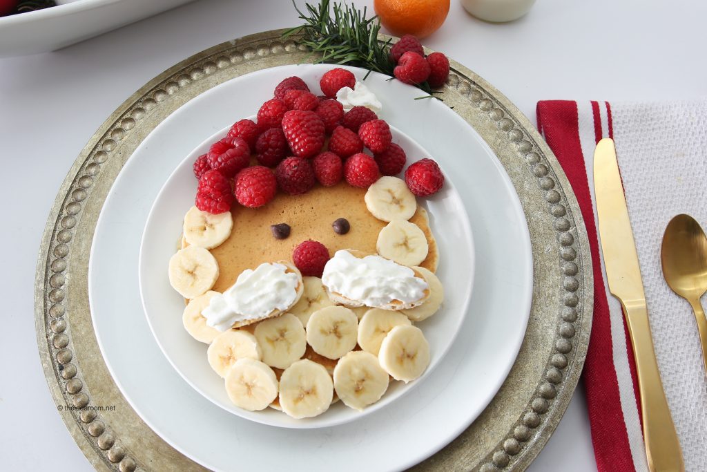Christmas Santa Claus Pancakes Christmas Santa Claus Pancakes