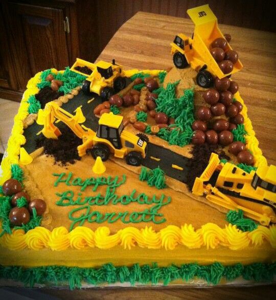Construction Birthday Cake Construction Birthday Cake