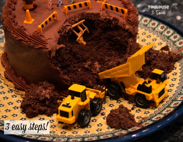 Construction Truck Birthday Cake Construction Truck Birthday Cake