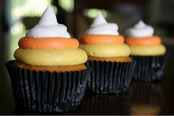 Corn Candy Cupcakeshalloween Corn Candy Cupcakeshalloween