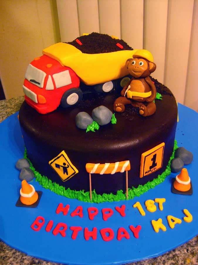 Dump Truck Birthday Cake Dump Truck Birthday Cake