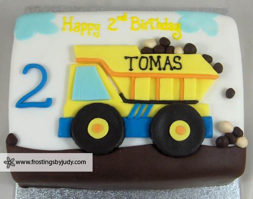 Dump Truck Birthday Sheet Cake Dump Truck Birthday Sheet Cake