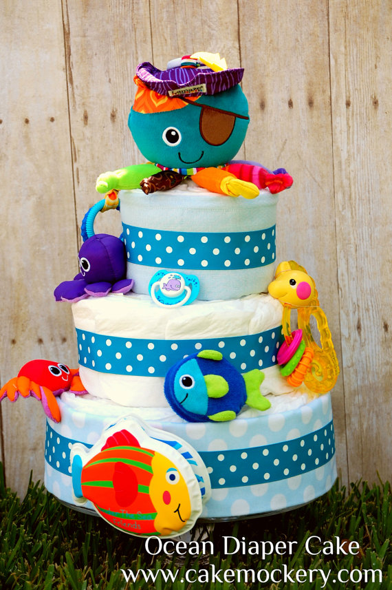 Ocean Diaper Cake Ocean Diaper Cake