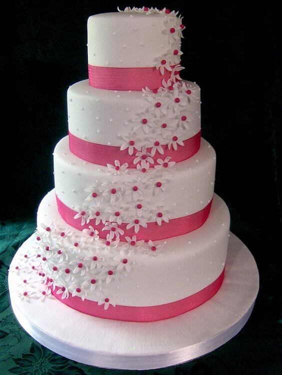 Pink Wedding Cake Ideas