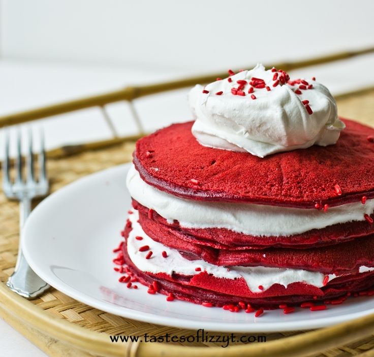 Red Velvet Cake Mix Pancakes Red Velvet Cake Mix Pancakes