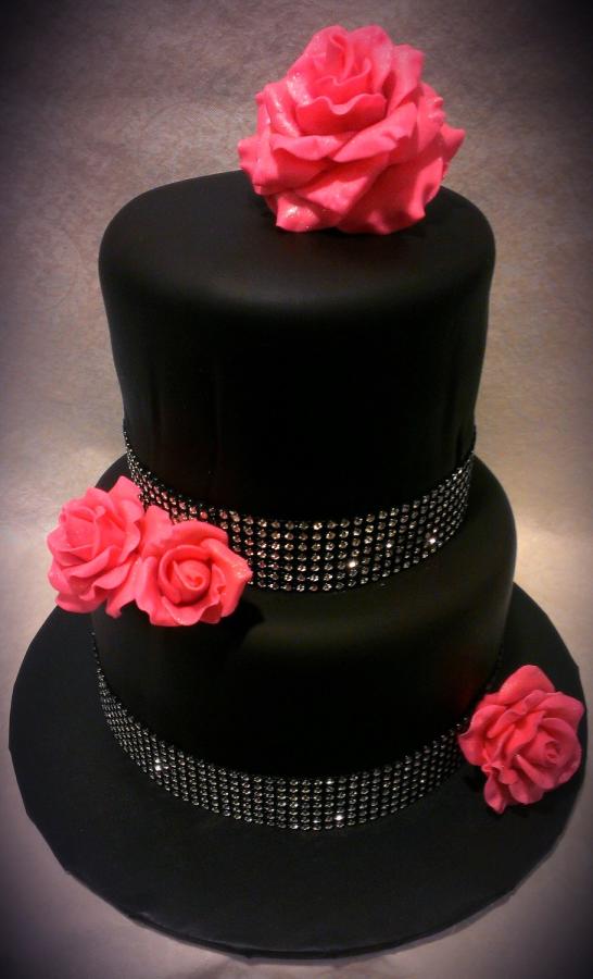 Red White and Black Birthday Cake Red White and Black Birthday Cake